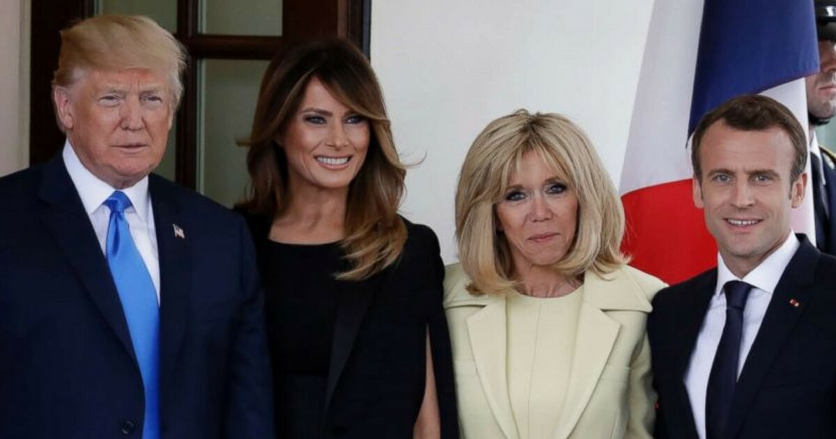 Melania Knew Exactly Which Outfit To Whip Out of Closet Before Meeting President of France