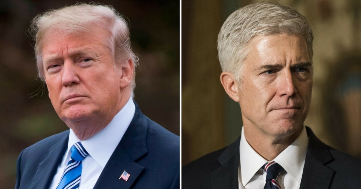 Report: Trump Turning on Gorsuch, Worried Judge Is Becoming ‘Too Liberal’
