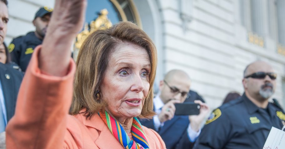 nancy pelosi snaps when reporter asks about her slumping support