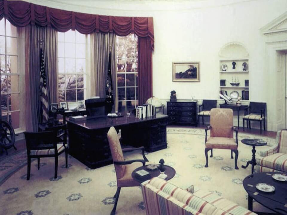 Photos: These are the Oval Office Designs for the Past 14 Presidents