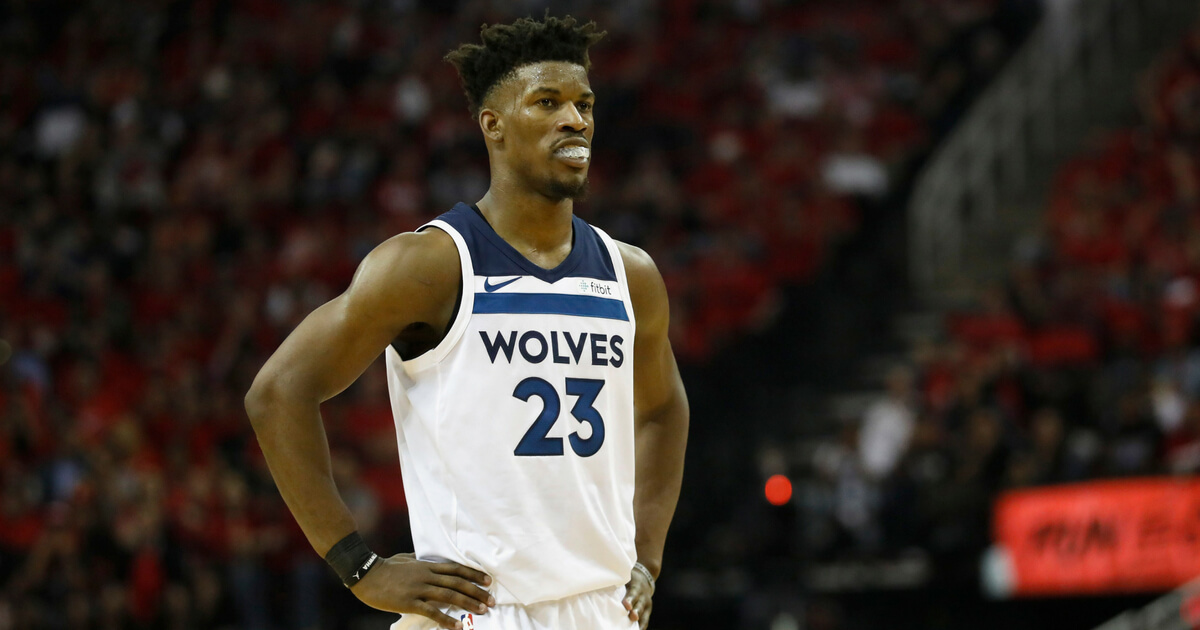 Jimmy Butler of the Minnesota Timberwolves reportedly isn't happy with his teammates.