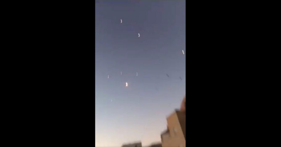 Rockets over Israel