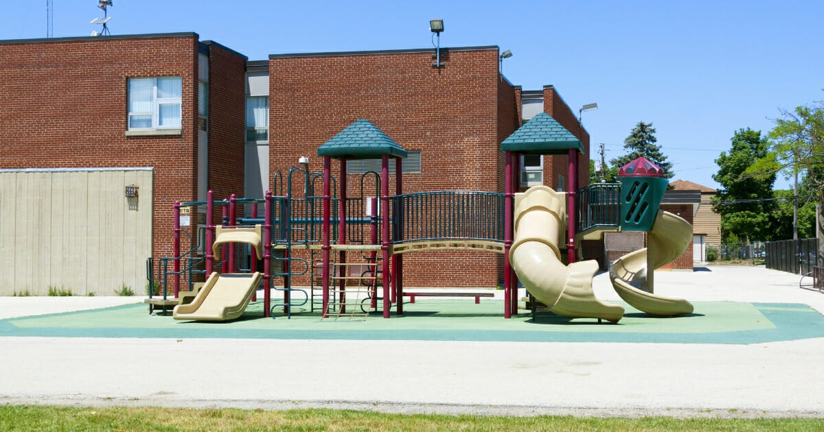 Playground at public school.