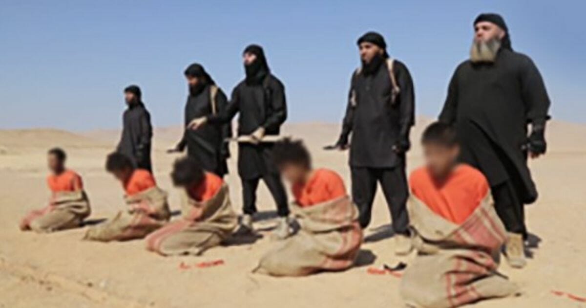 Islamic State group executioners.