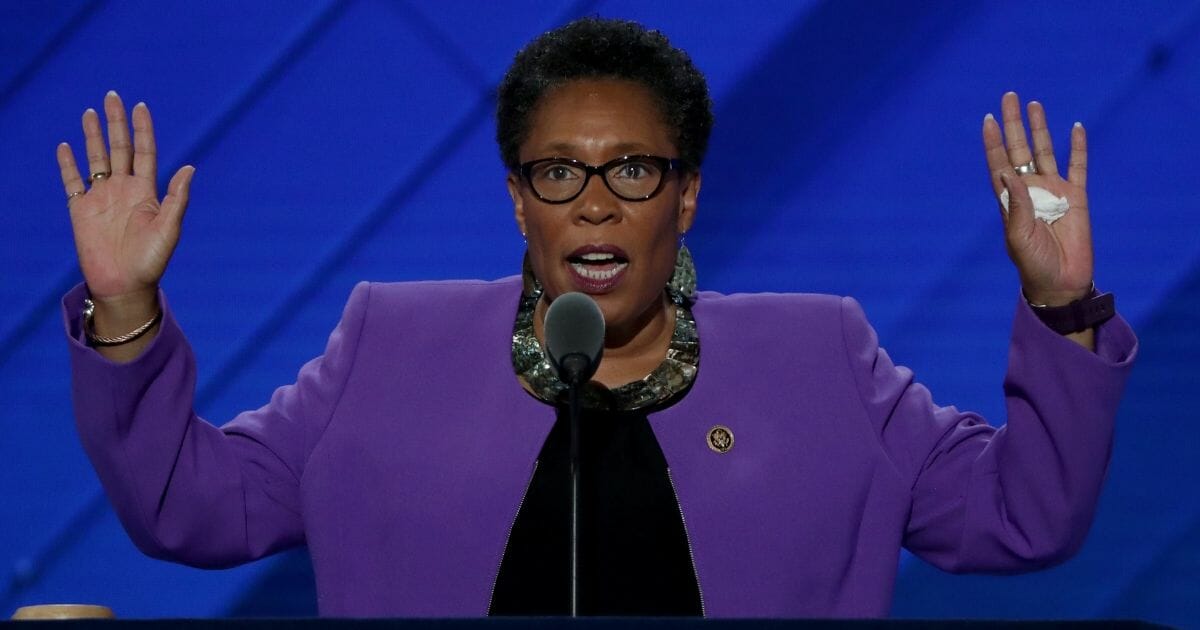 Ohio Rep. Marcia Fudge calls to order the second day of the Democratic National Convention on July 26, 2016, in Philadelphia, Pa.