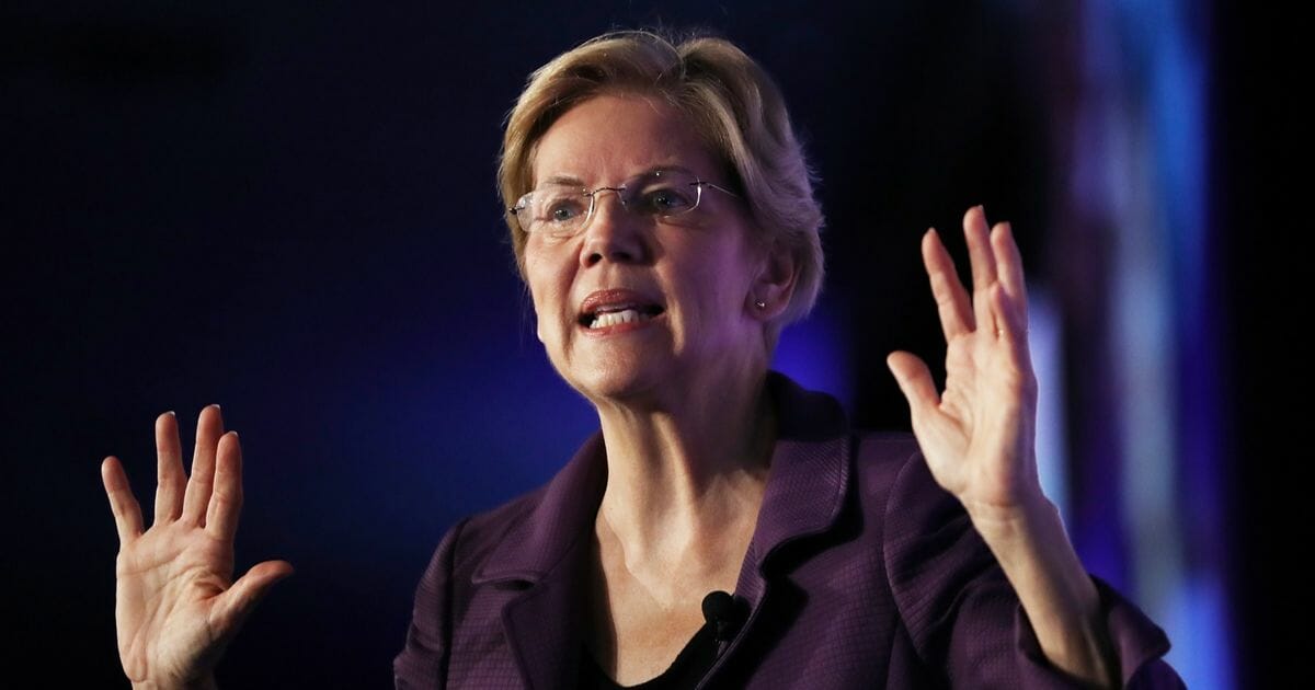 Democratic presidential candidate Sen. Elizabeth Warren