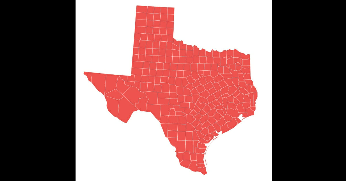 We were all told that Texas was going to be in play during the next election -- if not turning blue. New numbers show that's likely not happening.