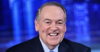 Fox News Contributor Gov. Mike Huckabee visits "The Story with Martha MacCallum" in the Fox News Channel Studios on Sept. 17, 2019, in New York City.