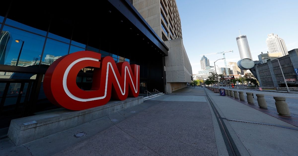 ATLANTA, GEORGIA - APRIL 04: A view of an empty sidewalk is seen outside of the CNN Center and the sign many tourists take pictures in front of on April 4, 2020 in Atlanta, Georgia. Georgia Gov. Brian Kemp issued a statewide shelter-in-place order for all residents that went into effect at 6 p.m. on April 3, 2020, to help slow the spread of the coronavirus (COVID-19) outbreak.