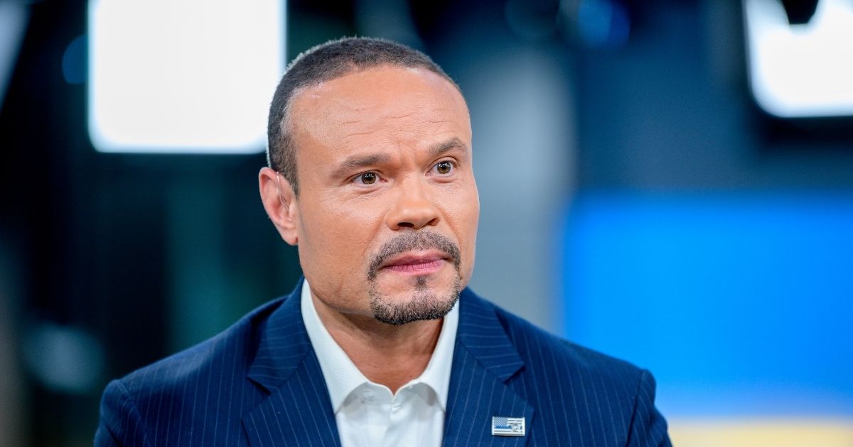 Political commentator Dan Bongino is pictured on "Fox & Friends" at Fox News Channel Studios on June 18, 2019, in New York City.