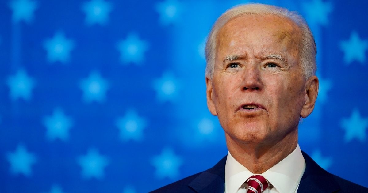 Democratic presidential nominee Joe Biden speaks about his plans for combating the coronavirus pandemic at The Queen theater in Wilmington, Delaware, on Friday.