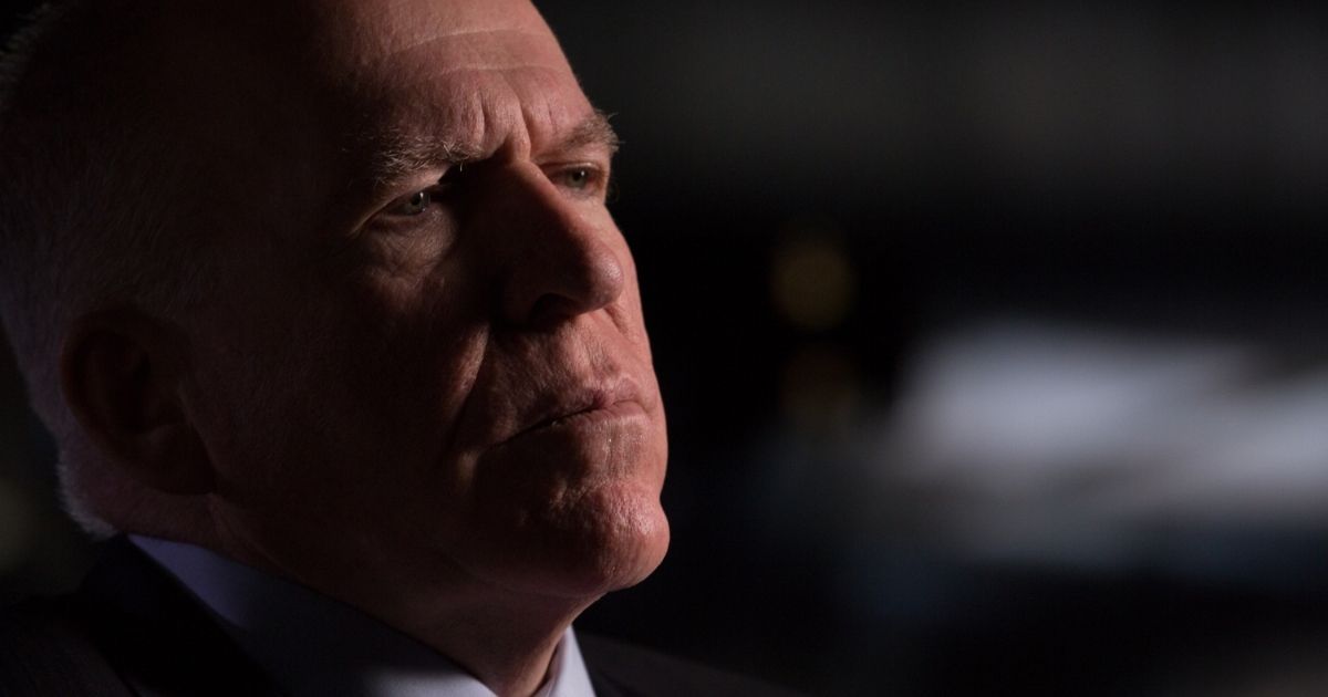 Former CIA director John Brennan is interviewed in Washington, D.C., on May 16, 2015.