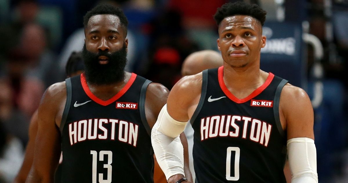 James Harden and Russell Westbrook
