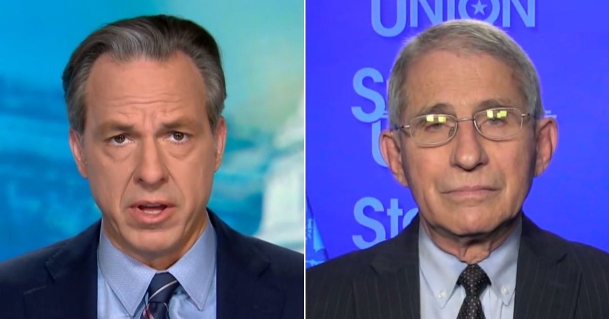 CNN's Jake Tapper talks to Dr. Anthony Fauci on "State of the Nation."