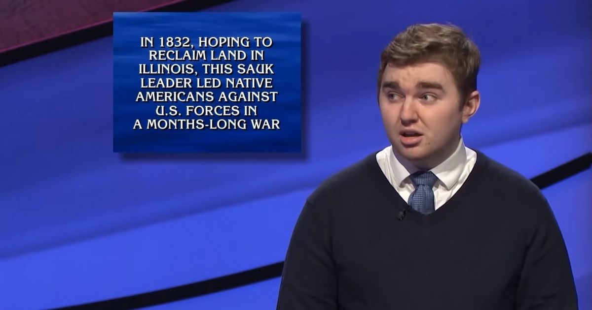 Brayden Smith had a five-game winning streak on "Jeopardy!"