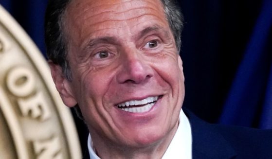 Democratic Gov. Andrew Cuomo speaks during a news conference in New York City on May 10.