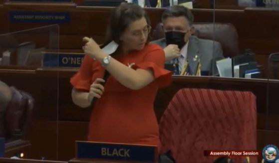 Assemblywoman Annie Black of Mesquite, Nevada, was not allowed to vote after the 26-16 censure along party lines, as she broke the rules that require people to wear a face-covering inside of the government building unless they have confirmed their coronavirus vaccination.