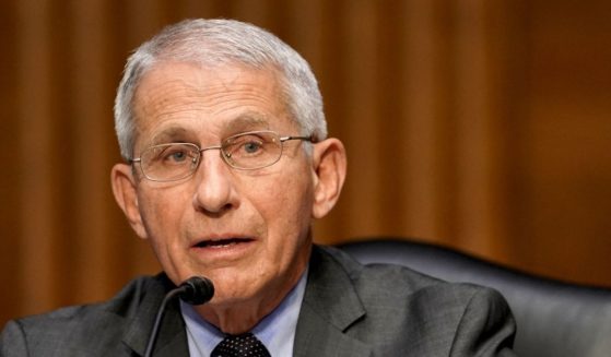 Dr. Anthony Fauci, director of the National Institute of Allergy and Infectious Diseases, speaks during a Senate Health, Education, Labor and Pensions Committee hearing to discuss the ongoing federal response to COVID-19 on May 11, 2021, at the U.S. Capitol in Washington, D.C.