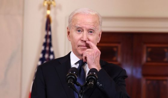 President Joe Biden delivers remarks on the conflict in the Middle East from the White House on Thursday in Washington, D.C.