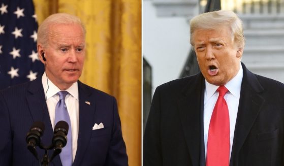 On Thursday, President Joe Biden had some ice cream courtesy of former President Donald Trump.