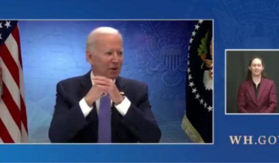 President Joe Biden began a White House livestream Tuesday with a stumbling start as he met virtually with a bipartisan group of governors about COVID-19 vaccinations.