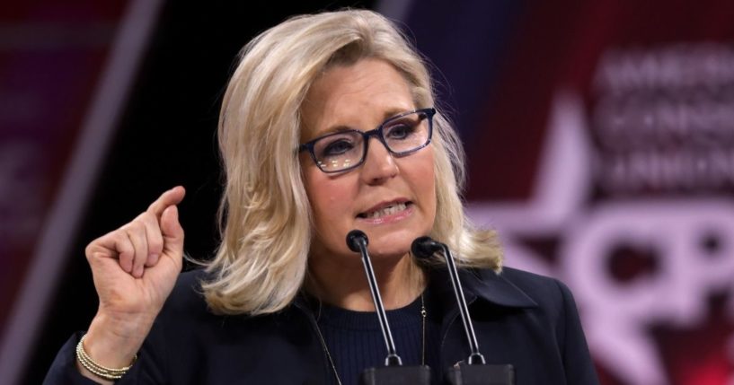 Republican Rep. Liz Cheney of Wyoming speaks during the Conservative Political Action Conference at the Gaylord National Resort and Convention Center in National Harbor, Maryland, on Feb. 27, 2020.