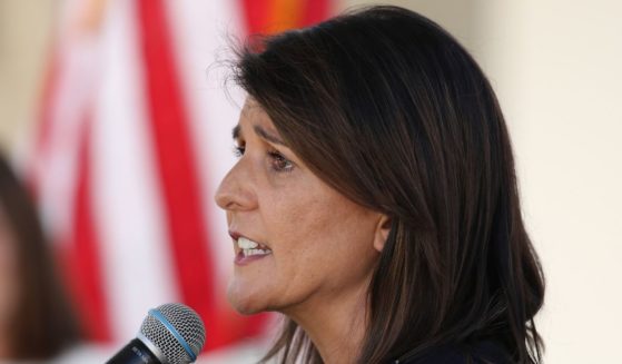 Former U.N. Ambassador Nikki Haley speaks on Oct. 12, 2020, in Scottsdale, Arizona.