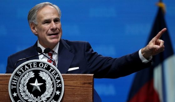 Texas Gov. Greg Abbott speaks at the NRA-ILA Leadership Forum during the NRA meeting at the Kay Bailey Hutchison Convention Center in Dallas on May 4, 2018.