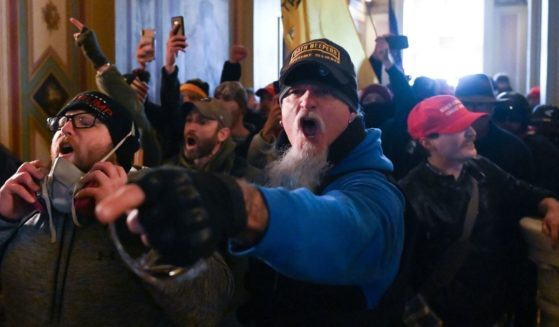 Protesters inside the U.S. Capitol on Jan. 6, in Washington, D.C.