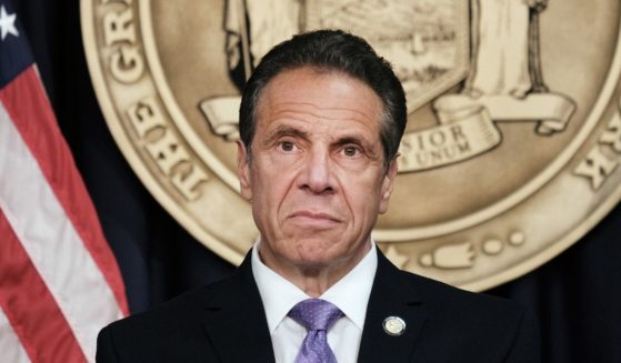 New York Gov. Andrew Cuomo grimaces in a photo taken Tuesday.