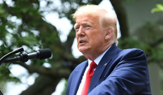 President Donald Trump speaks at an event in the Rose Garden of the White House in Washington, D.C., on June 16, 2020.