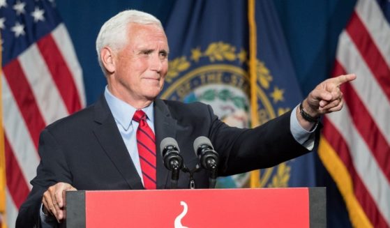 Former Vice President Mike Pence speaks on June 3, 2021, in Manchester, New Hampshire.