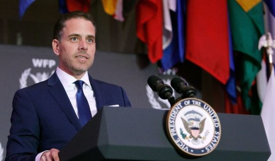 Hunter Biden speaks at the World Food Program USA's Annual McGovern-Dole Leadership Award Ceremony at Organization of American States on April 12, 2016, in Washington, D.C.