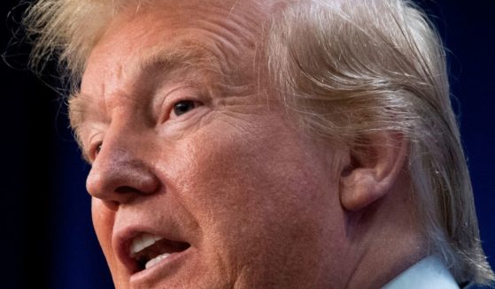 Then-President Donald Trump speaks at an Opportunity Zone conference at the White House in Washington, DC, on April 17, 2019.