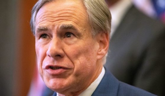 Texas Republican Gov. Greg Abbott speaks during a news conference at the Capitol in Austin on June 8.