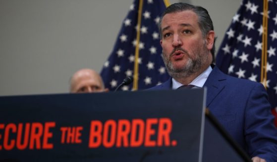 Texas Sen. Ted Cruz speaks during a news conference on the U.S. Southern Border and President Joe Biden’s immigration policies on May 12, in Washington, D.C.