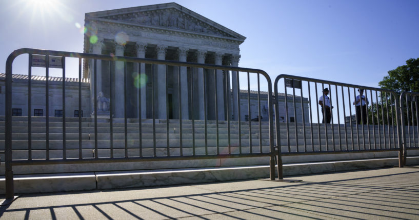 The Supreme Court is seen in Washington, D.C., on Tuesday.