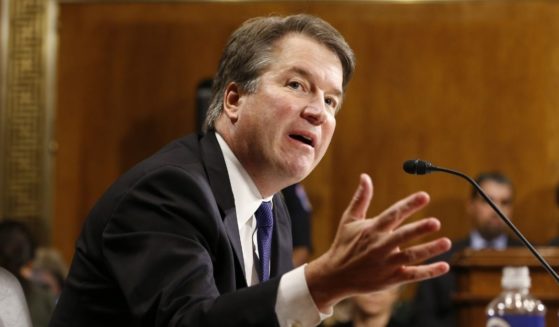 Brett Kavanaugh speaks at his Senate Judiciary Committee hearing on Capitol Hill in Washington, D.C., on Sept. 27, 2018.