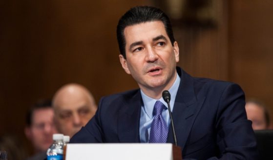 Then-FDA commissioner-designate Scott Gottlieb testifies during a Senate Health, Education, Labor and Pensions Committee hearing on April 5, 2017, on Capitol Hill in Washington, D.C.