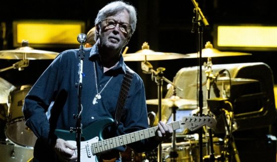 Rock legend Eric Clapton performs during a concert at the Stadthalle in Vienna on June 6, 2019.