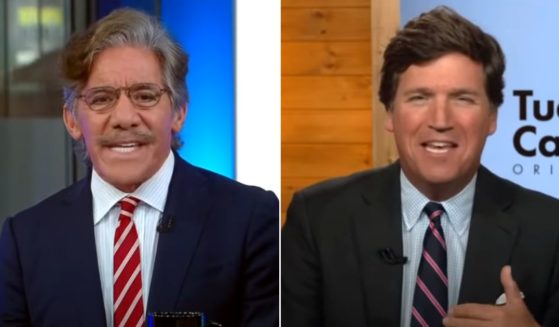 Fox News host Tucker Carlson and network contributor Geraldo Rivera get into a heated dispute.