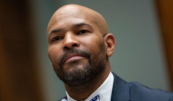 Surgeon General Dr. Jerome Adams testifies during a Select Subcommittee on the Coronavirus Crisis hearing about how to counter vaccine hesitancy, on Capitol Hill July 1 in Washington, D.C.