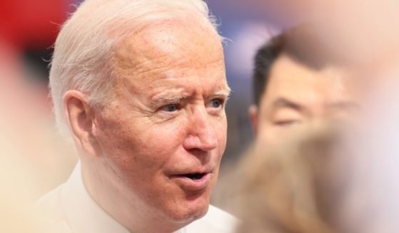 President Joe Biden speaks after giving a speech on Wednesday in Macungie, Pennsylvania.