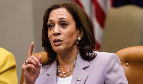 Vice President Kamala Harris speaks during a meeting with black female leaders at the White House in Washington, D.C., on Friday.