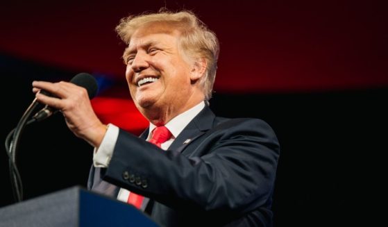 Former President Donald Trump prepares to speak during the Conservative Political Action Conference CPAC held at the Hilton Anatole on July 11 in Dallas, Texas. CPAC began in 1974, and is a conference that brings together and hosts conservative organizations, activists, and world leaders in discussing current events and future political agendas.