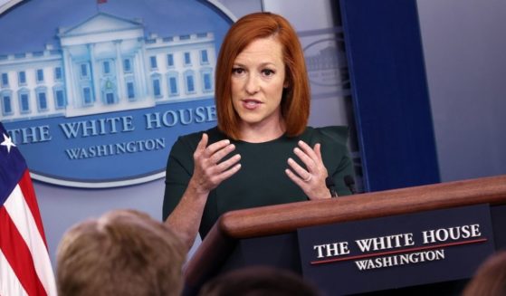 White House press secretary Jen Psaki, pictured in a June 23 news briefing.