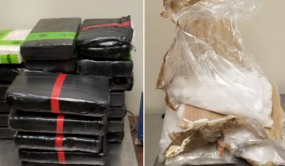 Packages containing 61 pounds of cocaine seized by CBP officers at Hidalgo International Bridge published on July 7 by U.S. Customs and Border Patrol.