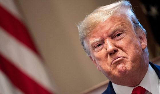 Then-President Donald Trump speaks during a Cabinet Meeting at the White House on Oct. 21, 2019, in Washington, D.C.