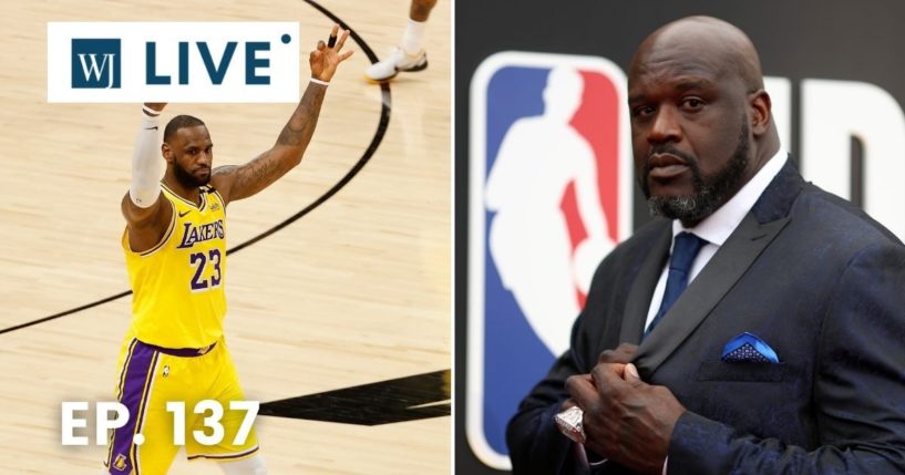 NBA legend Shaquille O’Neal offered sobering words to Los Angeles Lakers star LeBron James on Tuesday.