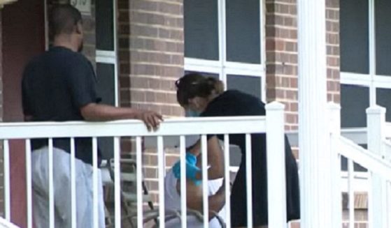 The "Doses for Doors" program brings the COVID-19 vaccine right to a resident's doorstep in Charlotte, North Carolina, on Monday.